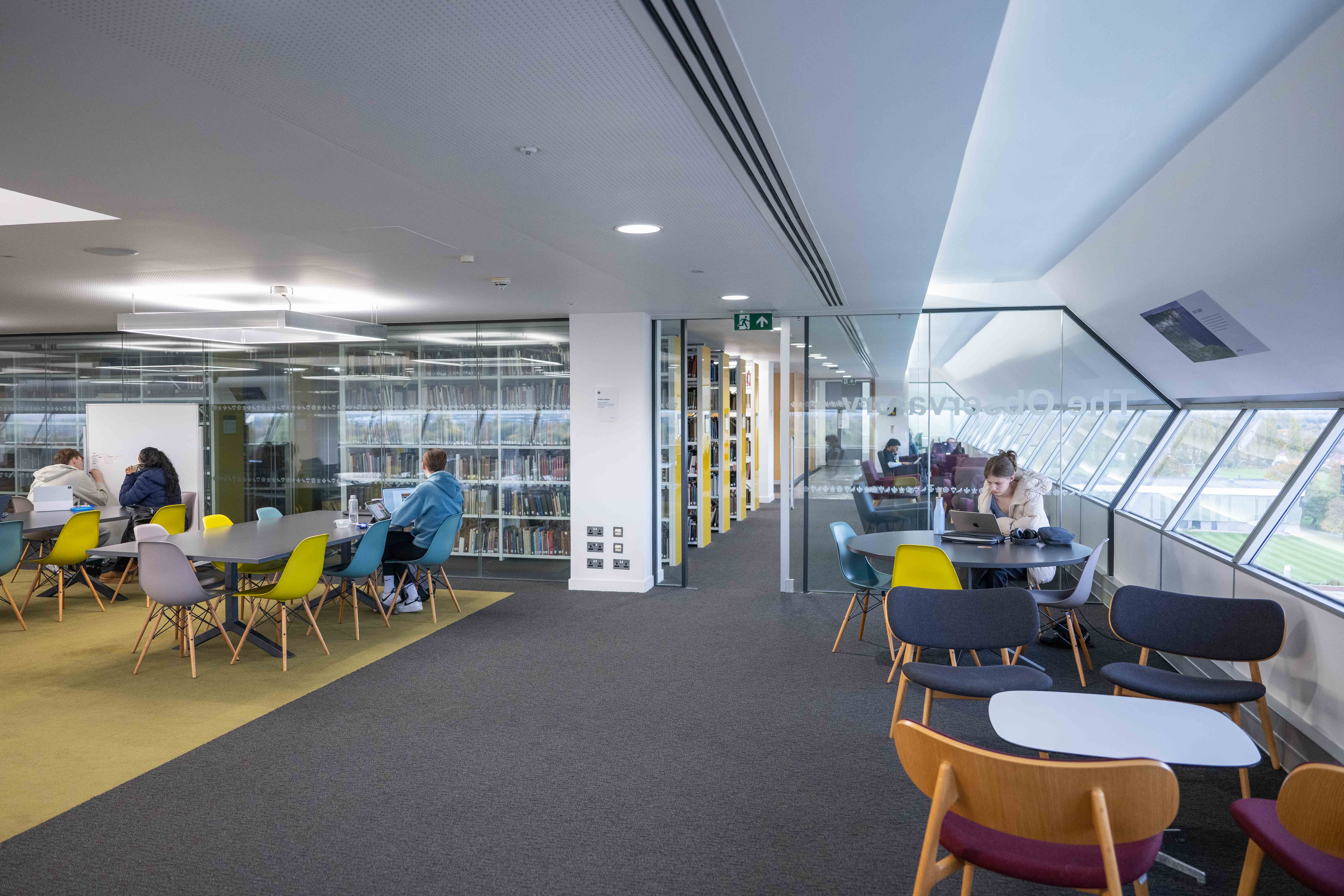 7th Floor and the Cube at the Brynmor Jones Library
