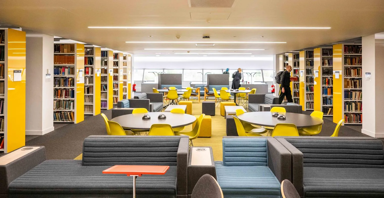 Tower floors of the Brynmor Jones Library