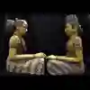 Javanese figures representing the ‘inseparable couple’, Loro Blonyo.