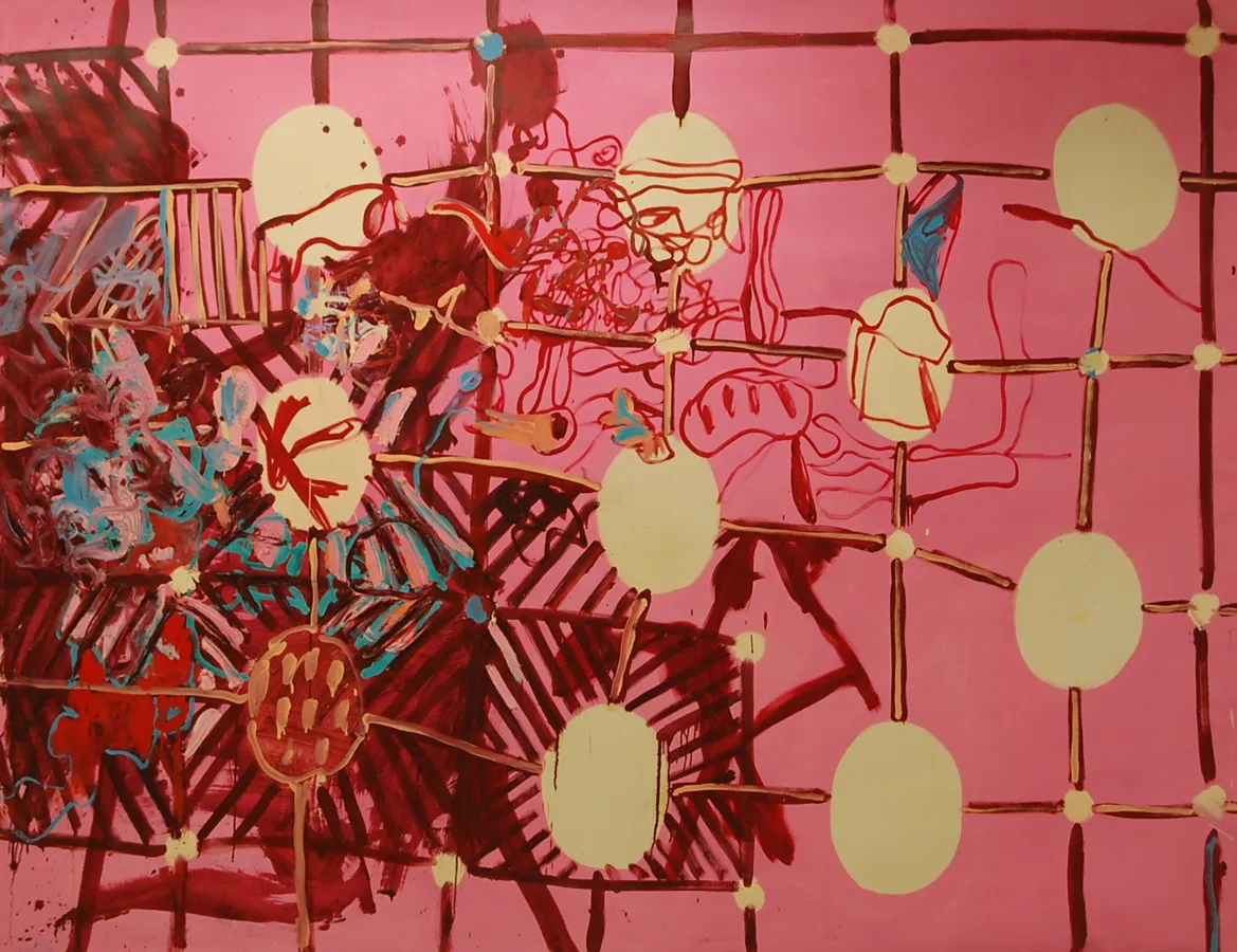 'Pink Lizard', Geoff Keen, 1993, oil on canvas